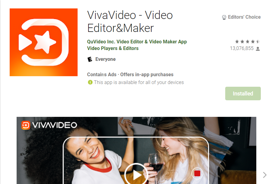 VivaVideo video editor