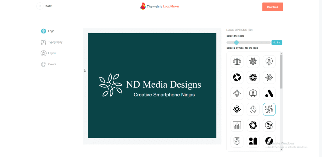 ND media designs logo